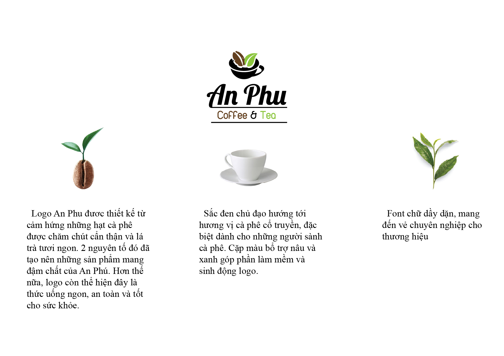 AN PHÚ COFFEE - Dự án thiết kế logo và bao bì sản phẩm cà phê AN PHÚ